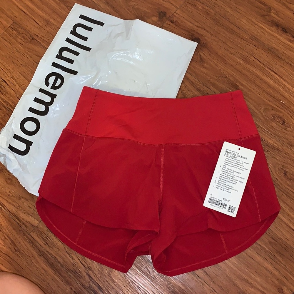 High rise speed up shorts | 2.5in | size 4